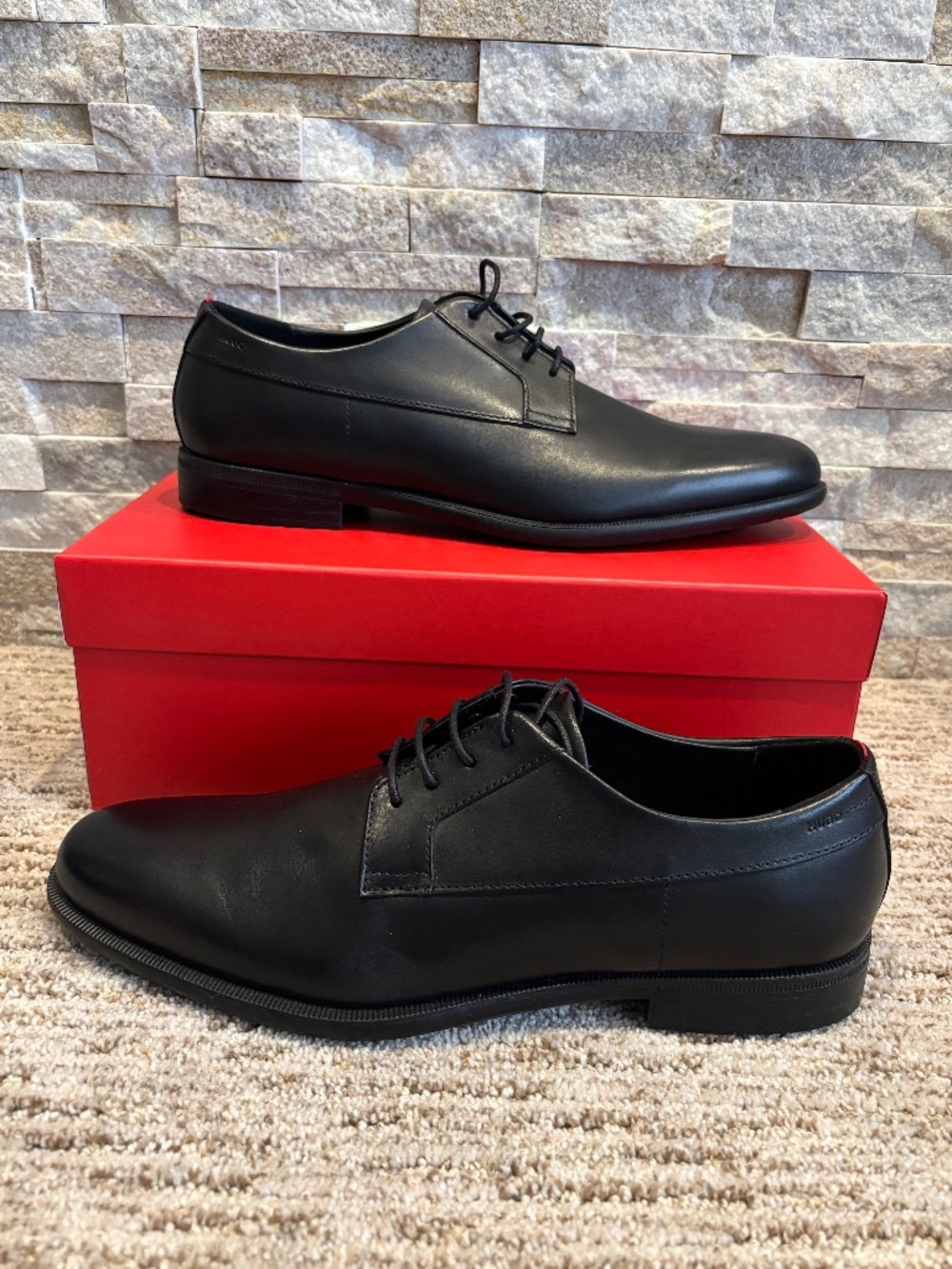 HUGO Hugo Boss - Men’s Leather Derby Dress Shoes